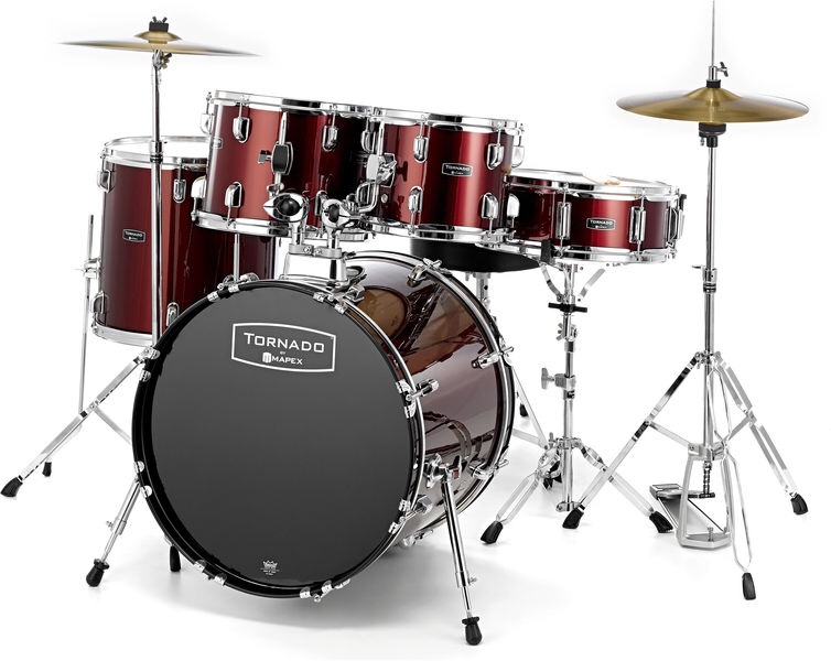 Trống Jazz Mapex TORNADO TND5044 Burgundy