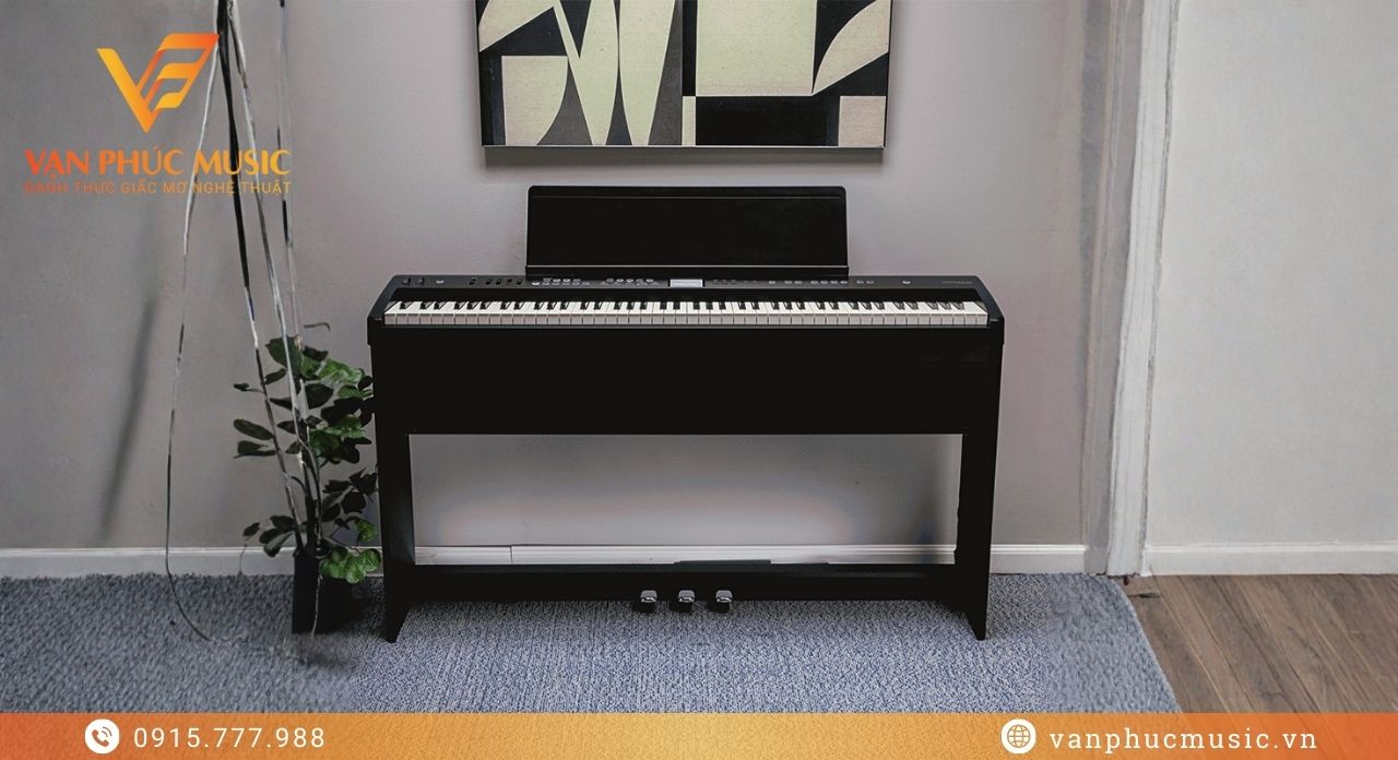 piano điện roland fp e50 màu đen