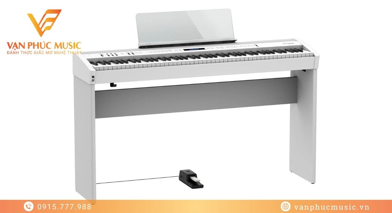 pedal piano roland fp-60x-wh