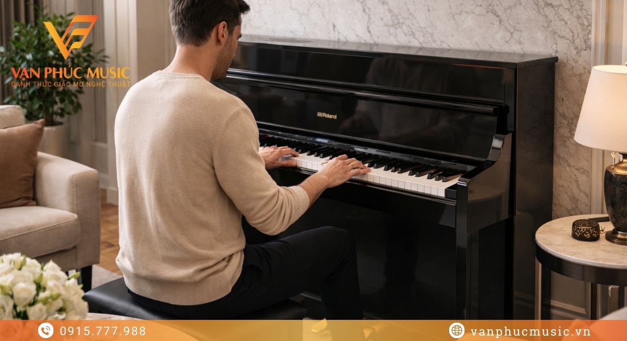 piano điện Roland LX17 PE chính hãng
