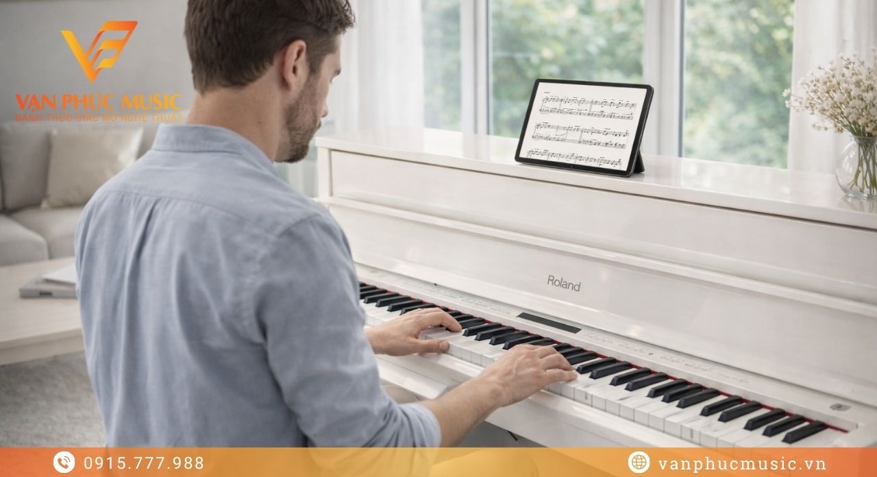 digital piano roland lx-17pw